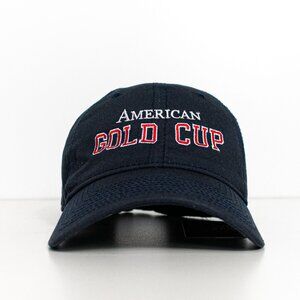 The Game American Gold Cup Strap Back Hat Y2K Retro